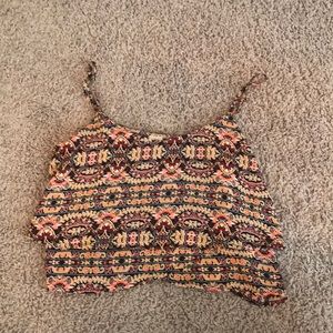 Boho crop top for women